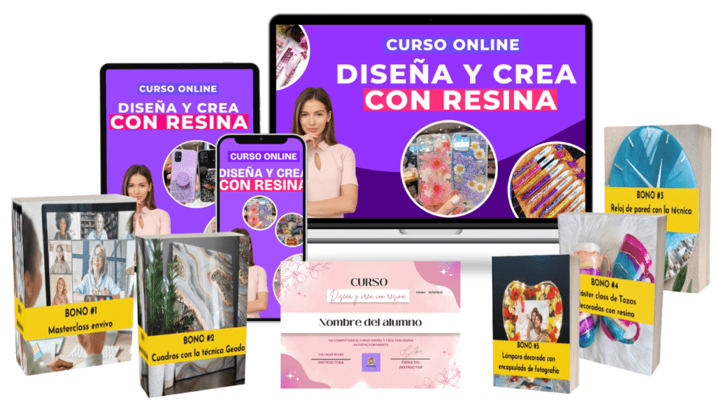 Accesorios con Resina